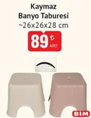KAYMAZ BANYO TABURESİ 26X26X28 CM